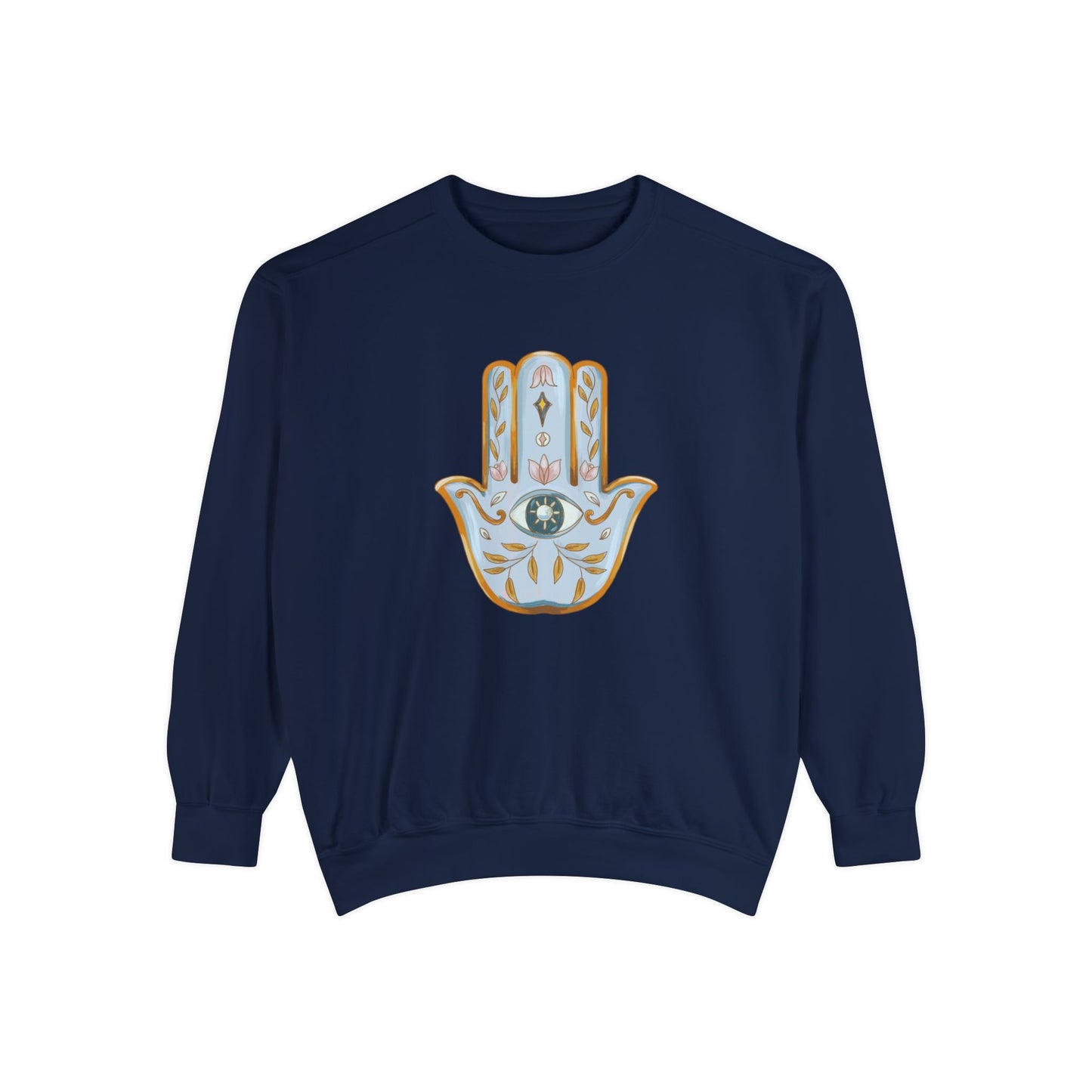 Hamsa Unisex Garment-Dyed Sweatshirt