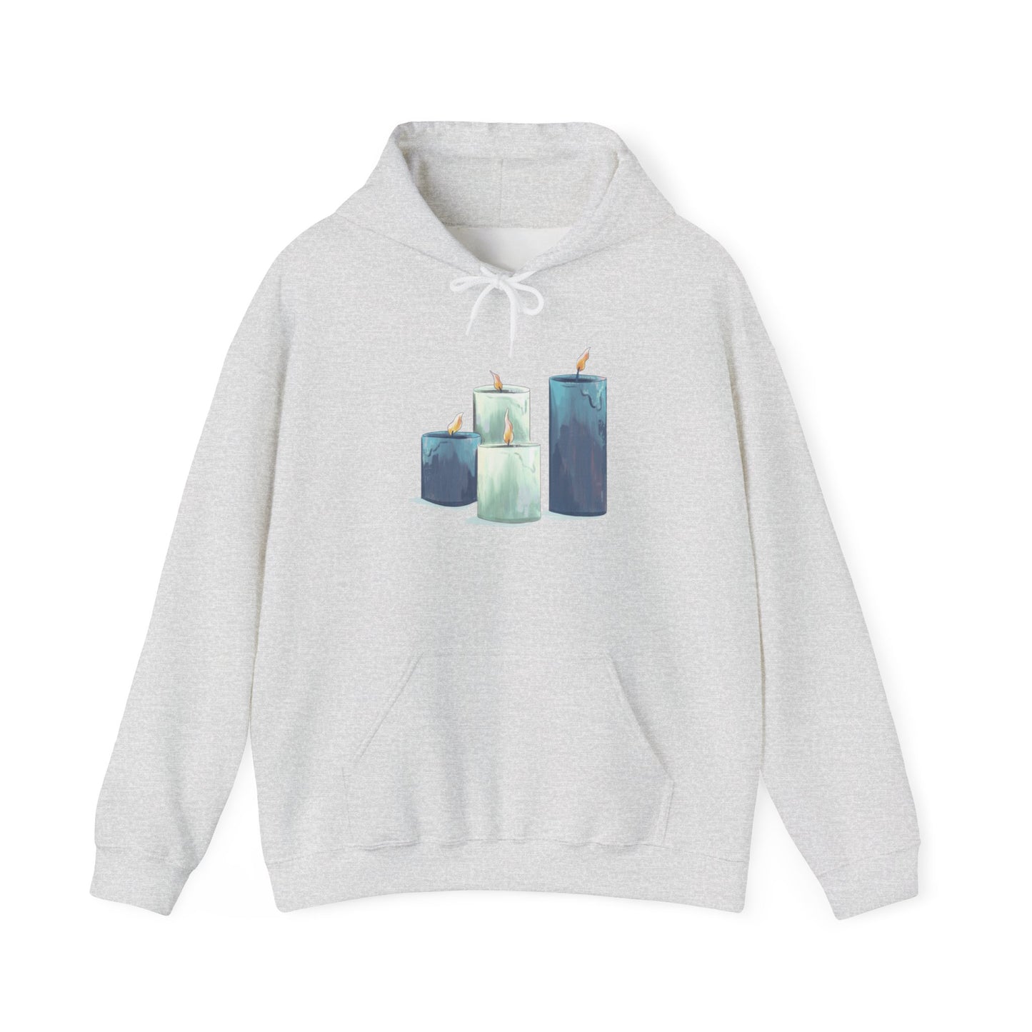 Hanukkah Candles Unisex Heavy Blend™ Hooded Sweatshirt