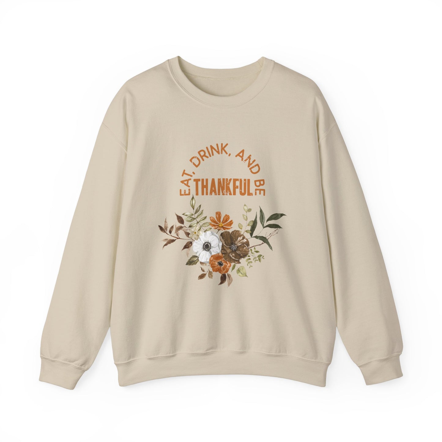 Eat Drink Thankful Unisex Heavy Blend™ Crewneck Sweatshirt