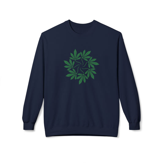 Greenery Unisex Midweight Softstyle Fleece Crewneck Sweatshirt