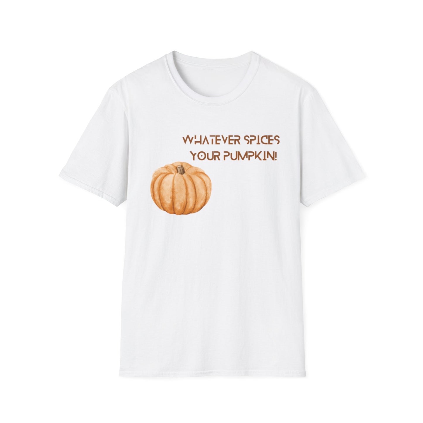 Whatever Spices Your Pumpkin Fall Thanksgiving Unisex Softstyle T-Shirt