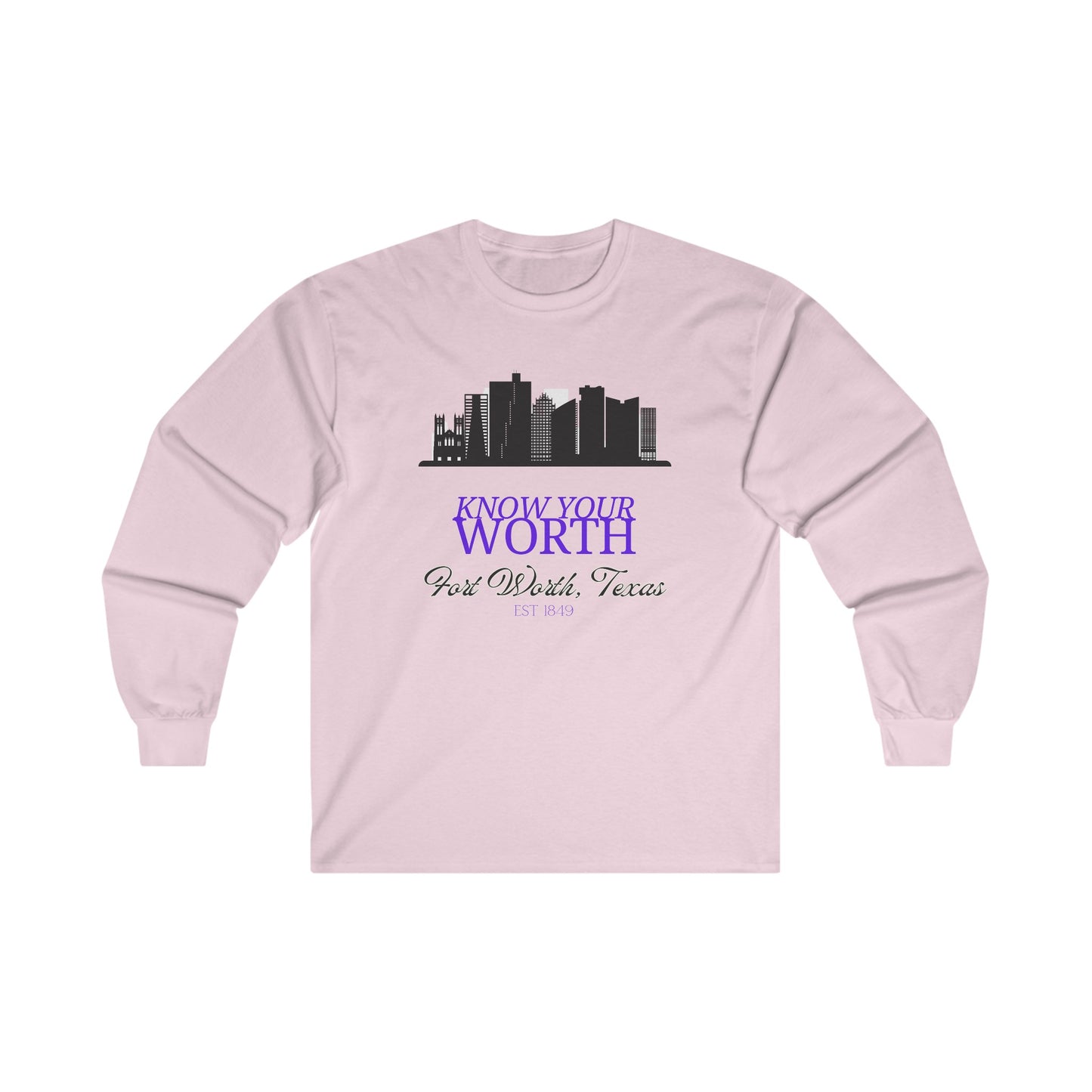 Know Worth FTW Unisex Ultra Cotton Long Sleeve Tee