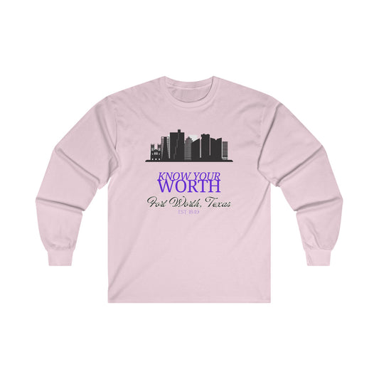 Know Worth FTW Unisex Ultra Cotton Long Sleeve Tee