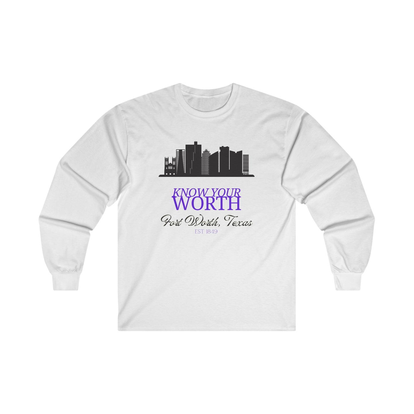 Know Worth FTW Unisex Ultra Cotton Long Sleeve Tee