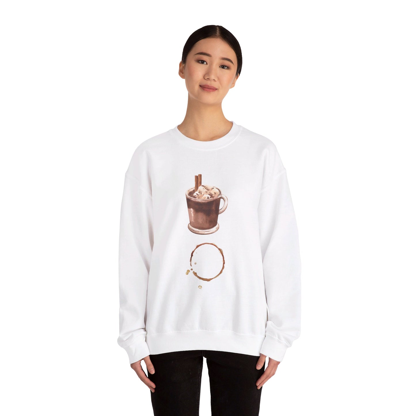 Coffee Stain Unisex Heavy Blend™ Crewneck Sweatshirt