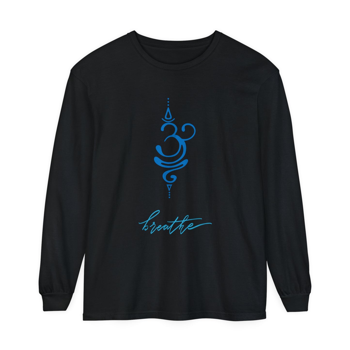 Breathe Unisex Garment-dyed Long Sleeve T-Shirt