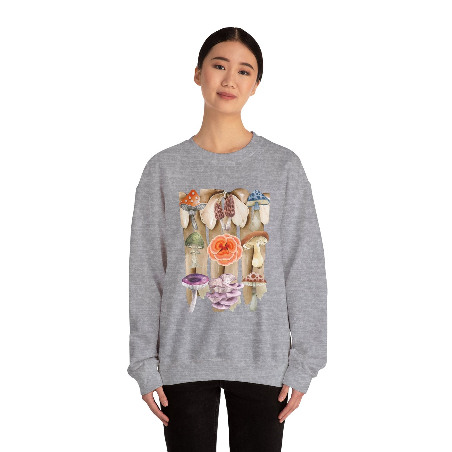 Mushroom Unisex Heavy Blend™ Crewneck Sweatshirt