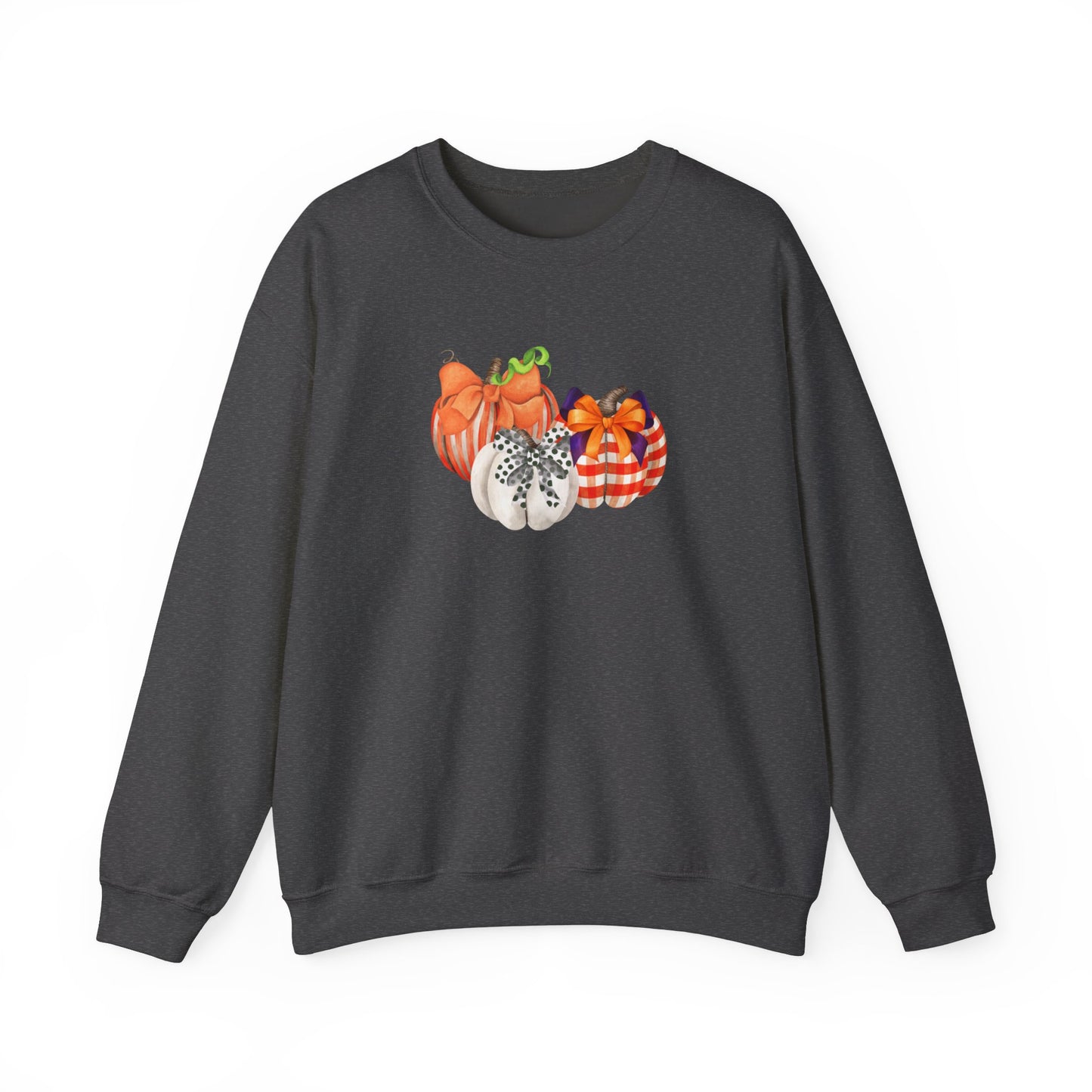 Painted Pumpkins Fall Halloween Thanksgiving Unisex Heavy Blend™ Crewneck Sweatshirt