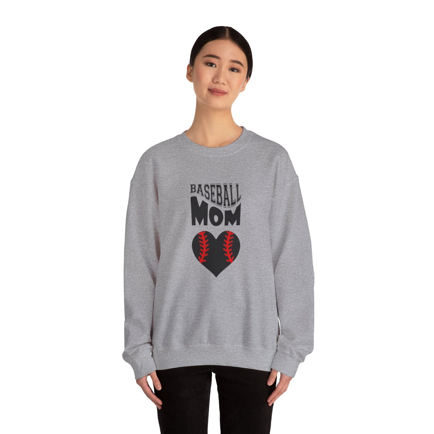 Baseball Mom Unisex Heavy Blend™ Crewneck Sweatshirt