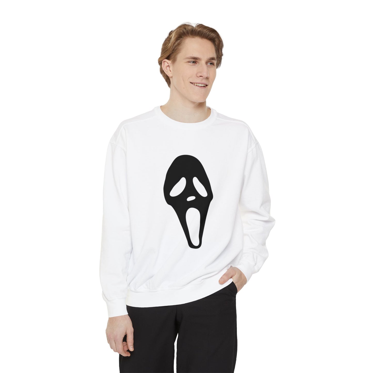 Scream Unisex Garment-Dyed Sweatshirt