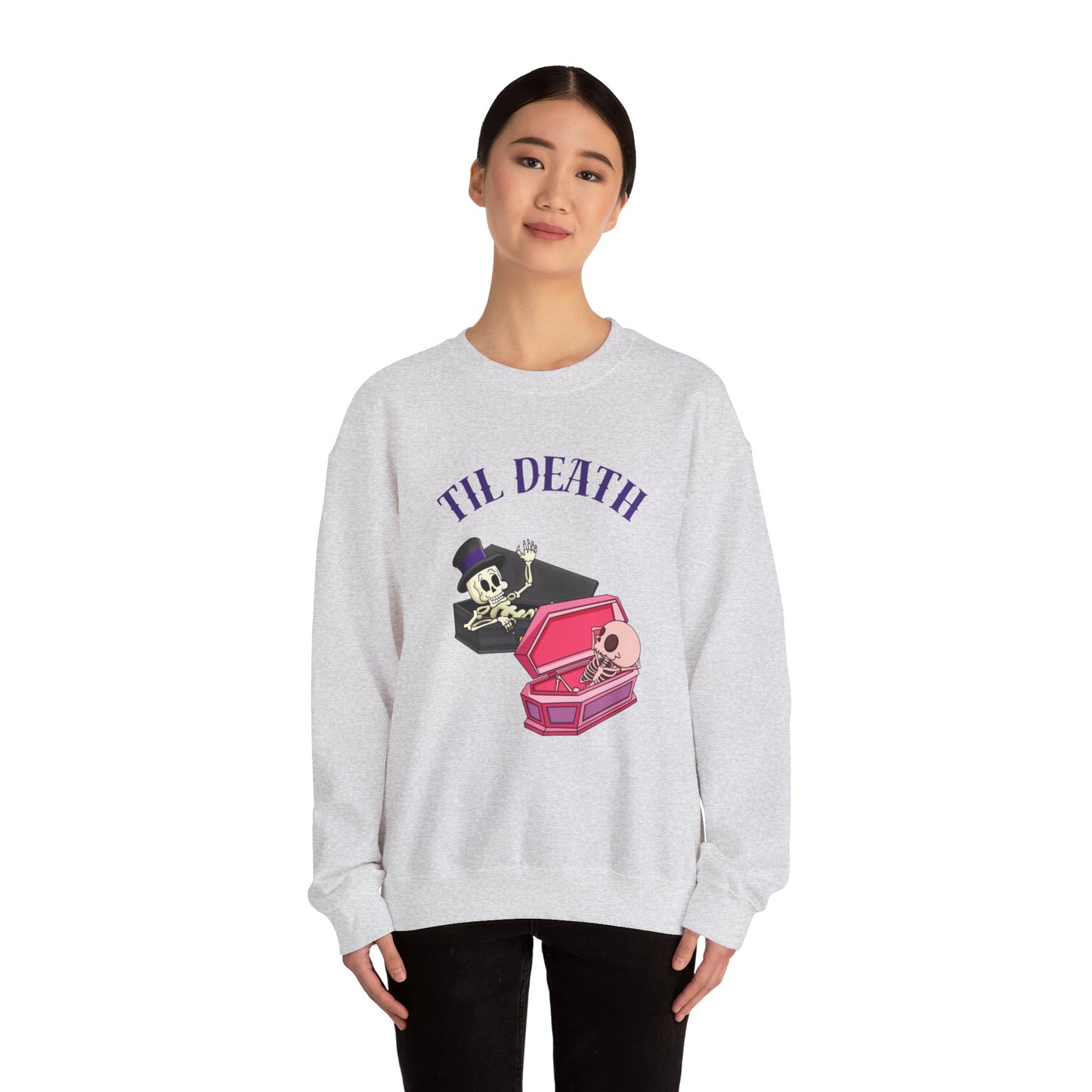 Til Death Unisex Heavy Blend™ Crewneck Sweatshirt