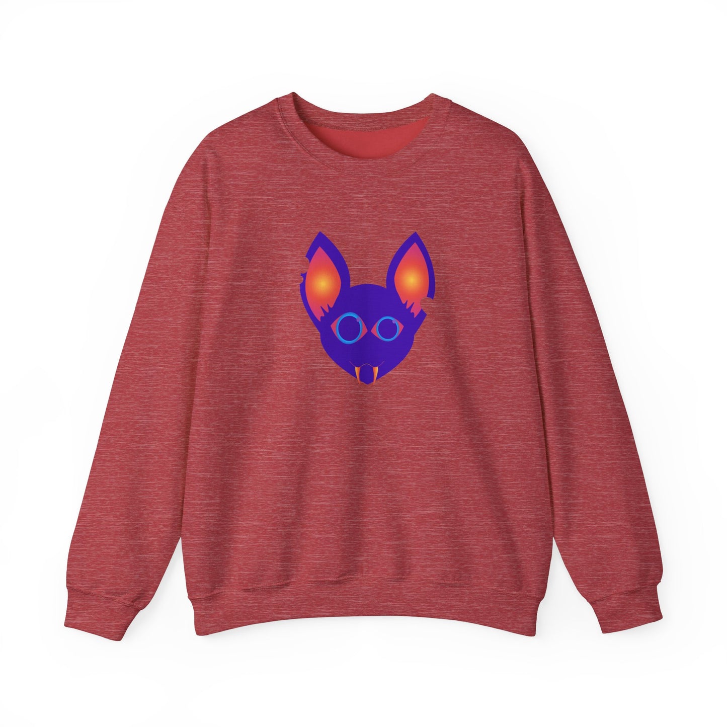 Purple Kitty Unisex Heavy Blend™ Crewneck Sweatshirt