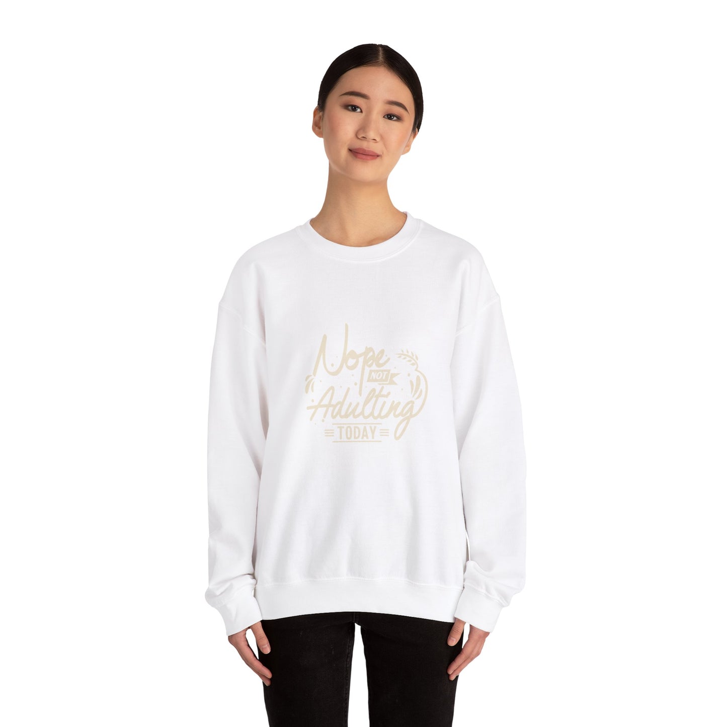 Not Adulting Unisex Heavy Blend™ Crewneck Sweatshirt