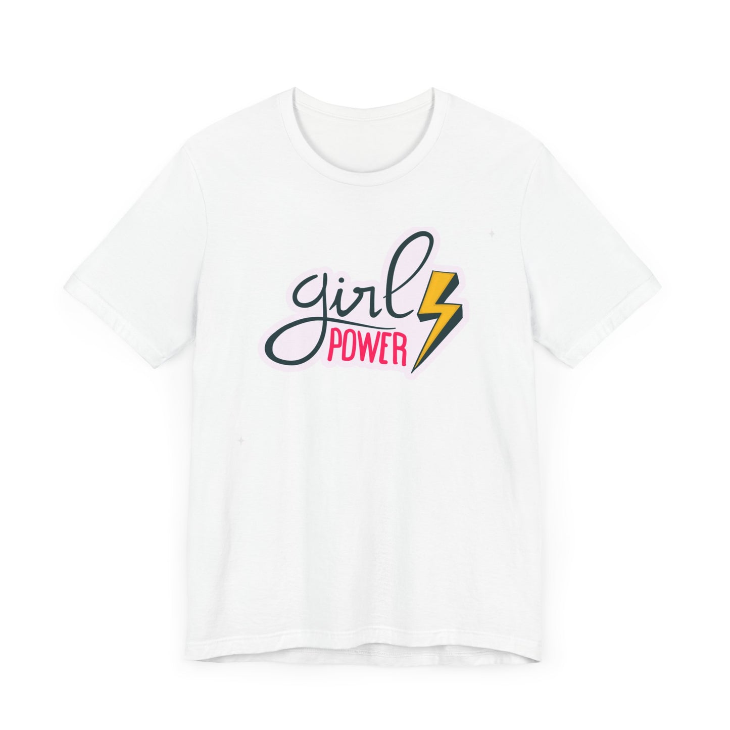 Girl Power Womens Unisex Jersey Short Sleeve Tee