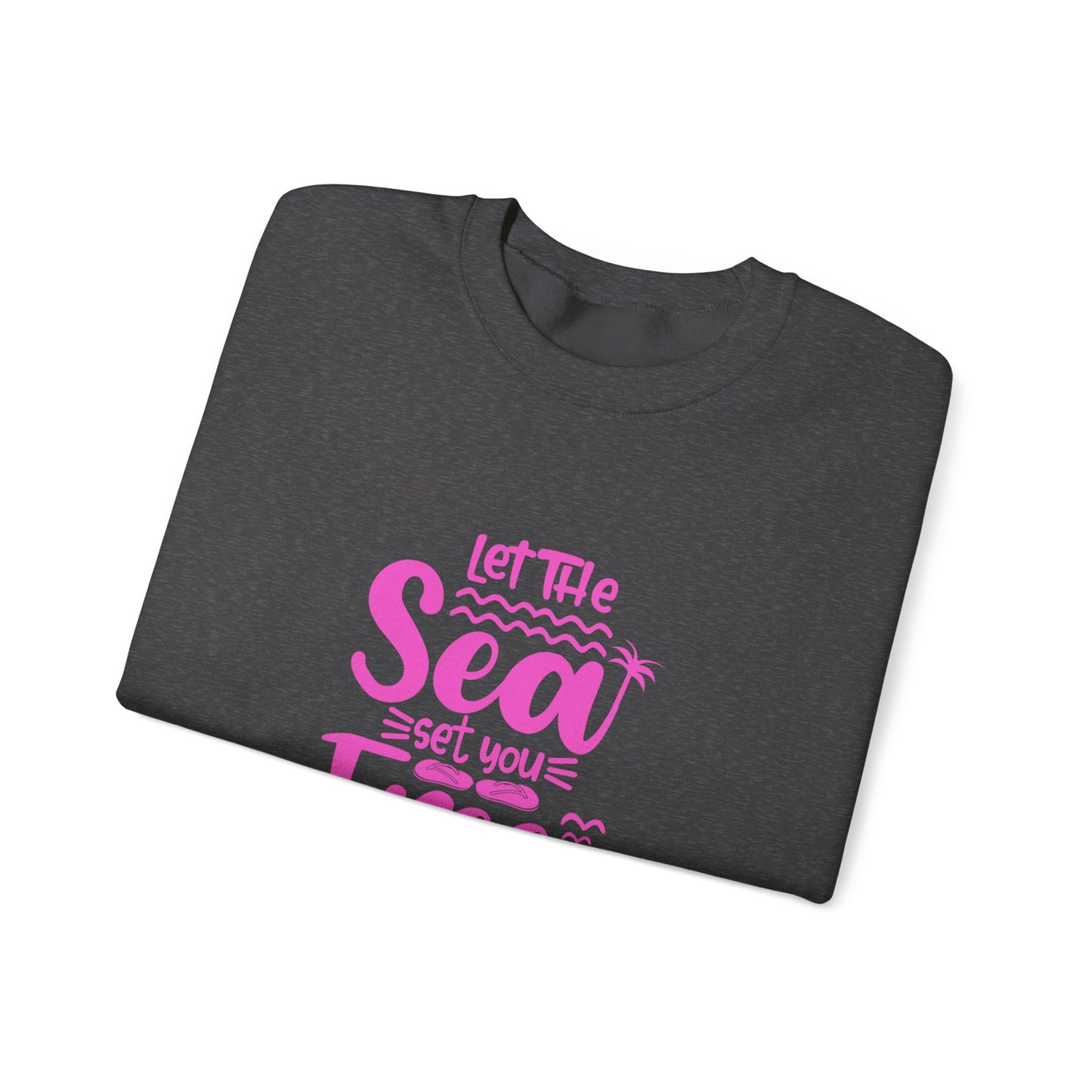 Let the Sea Set You Free Unisex Heavy Blend™ Crewneck Sweatshirt