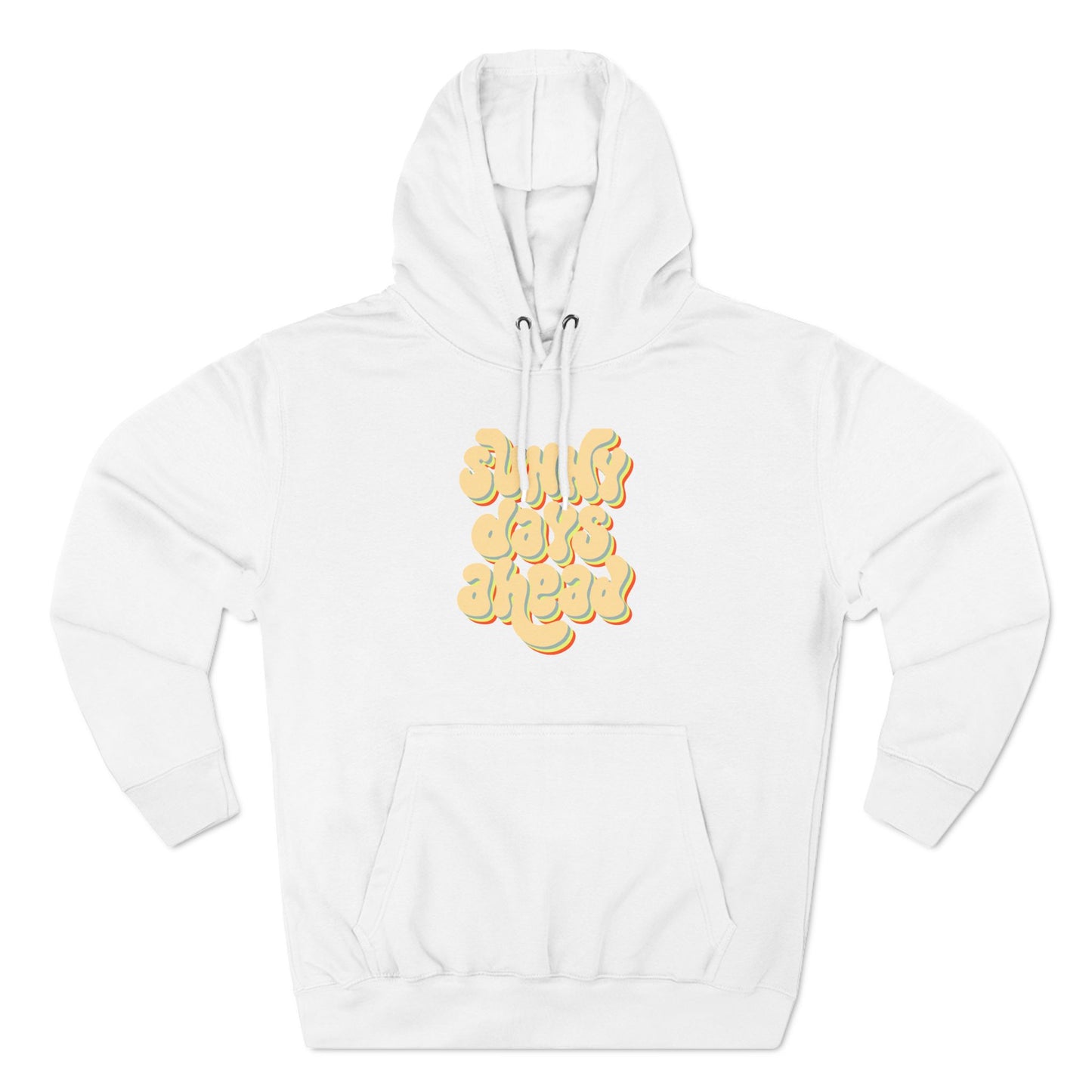 Sunny Days Three-Panel Fleece Hoodie