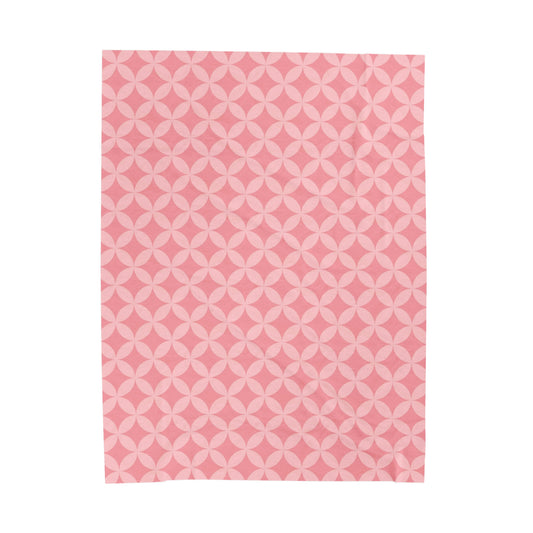 Pink Starpoint Velveteen Plush Blanket