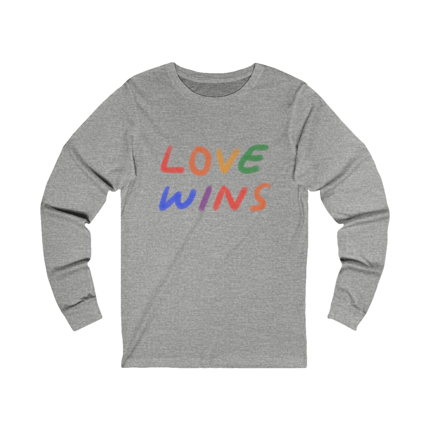 Love Wins Unisex Jersey Long Sleeve Tee