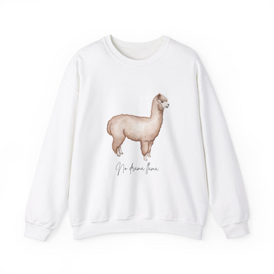 No Drama Llama Unisex Heavy Blend™ Crewneck Sweatshirt