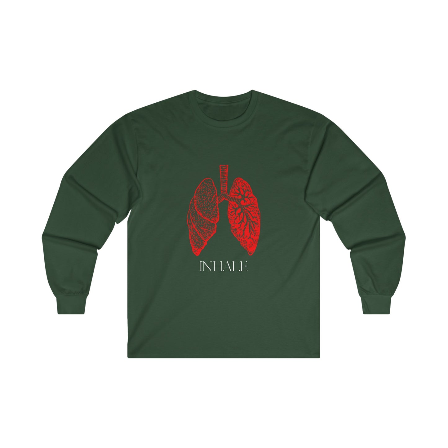 Inhale Unisex Ultra Cotton Long Sleeve Tee