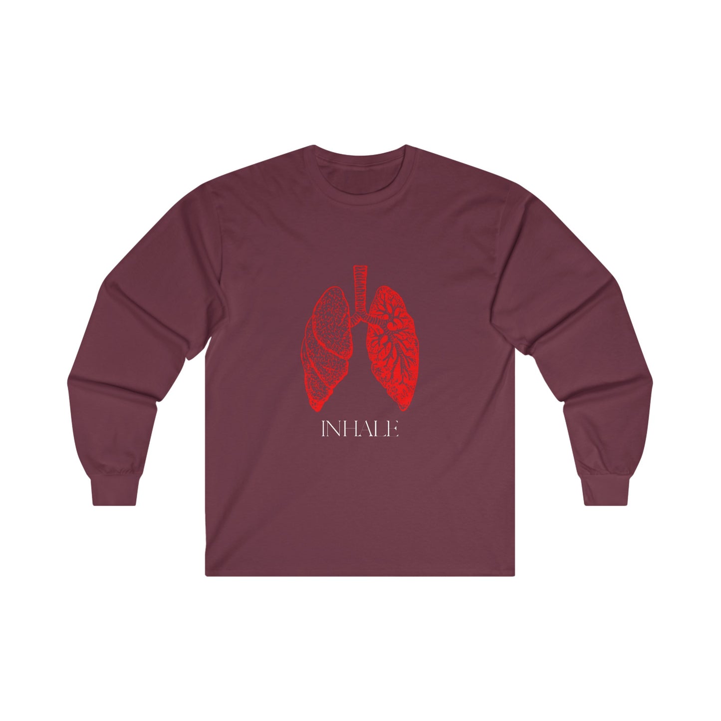 Inhale Unisex Ultra Cotton Long Sleeve Tee