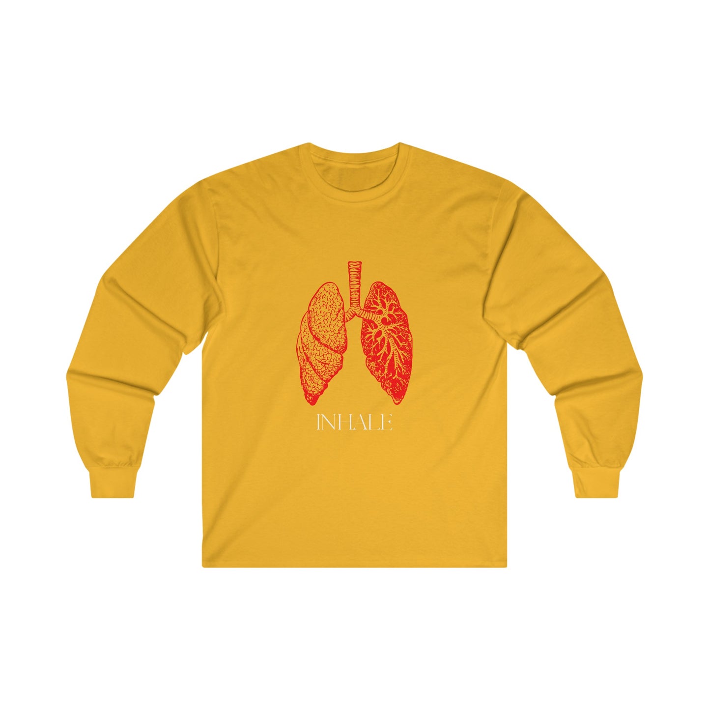 Inhale Unisex Ultra Cotton Long Sleeve Tee