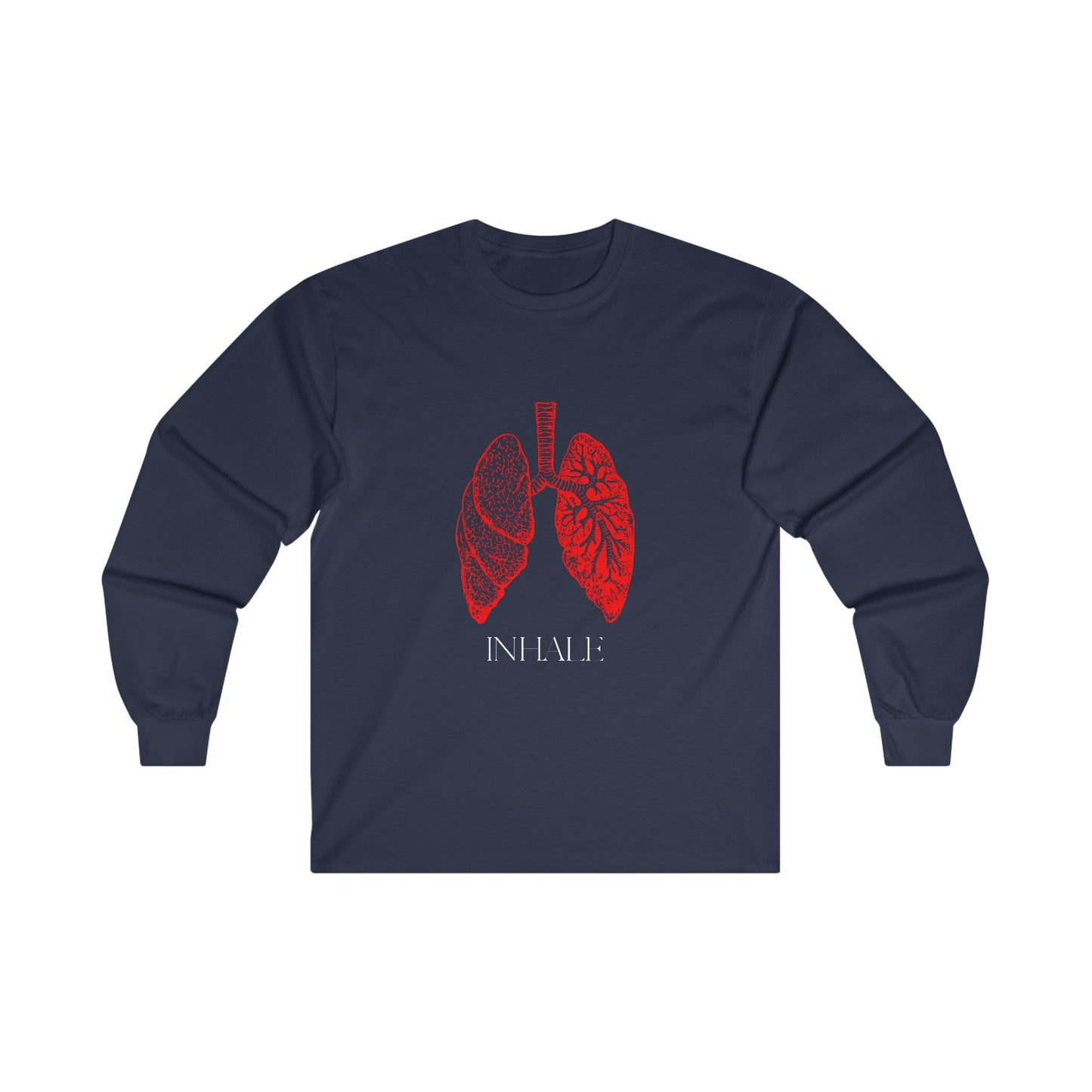 Inhale Unisex Ultra Cotton Long Sleeve Tee