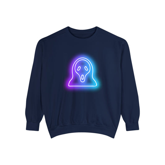 Neon Scream Unisex Garment-Dyed Sweatshirt