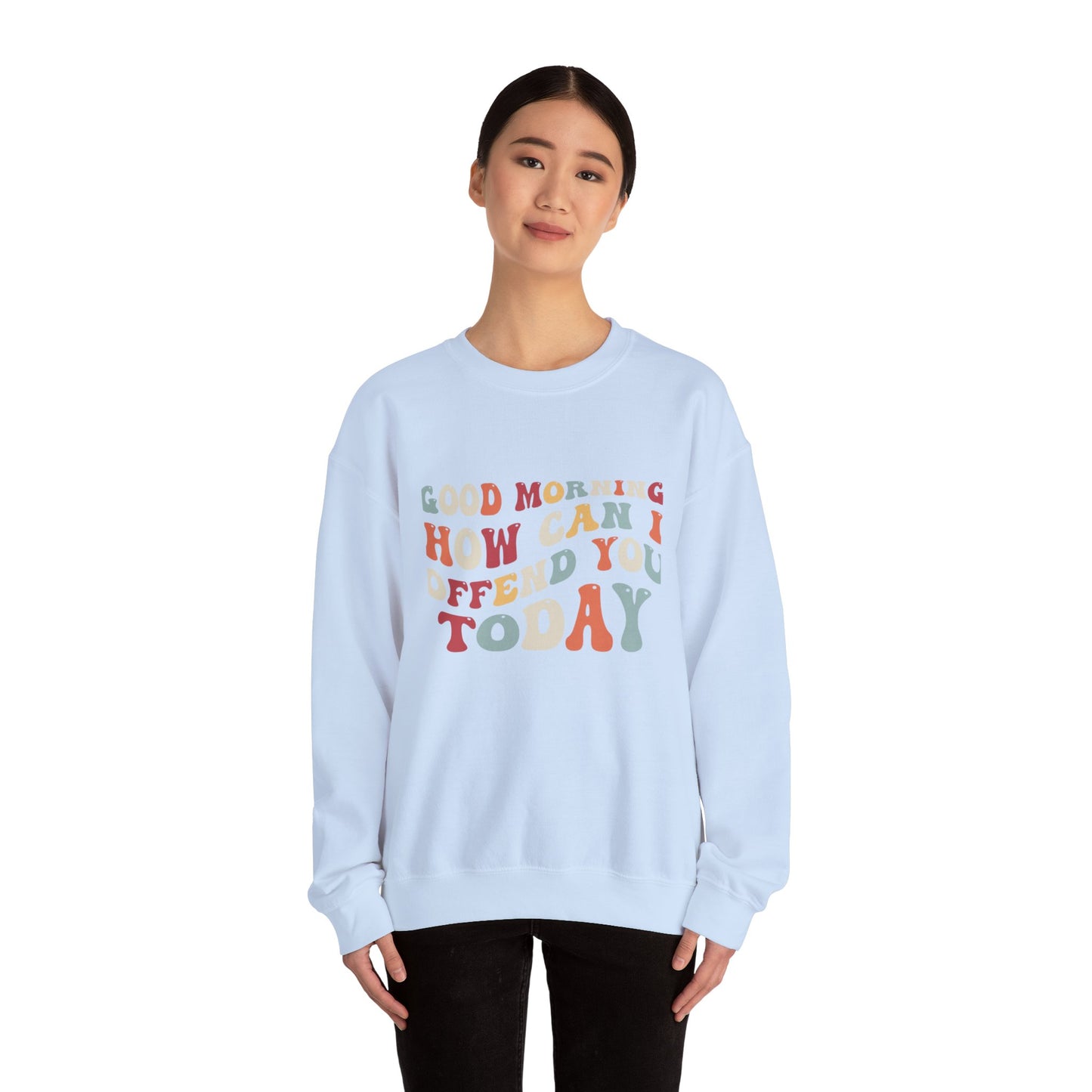 How Can I Offend You Today Unisex Heavy Blend™ Crewneck Sweatshirt