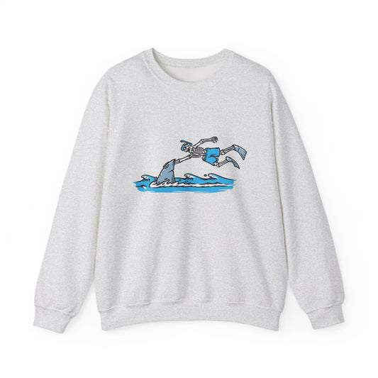 Shark Skelly Unisex Heavy Blend™ Crewneck Sweatshirt