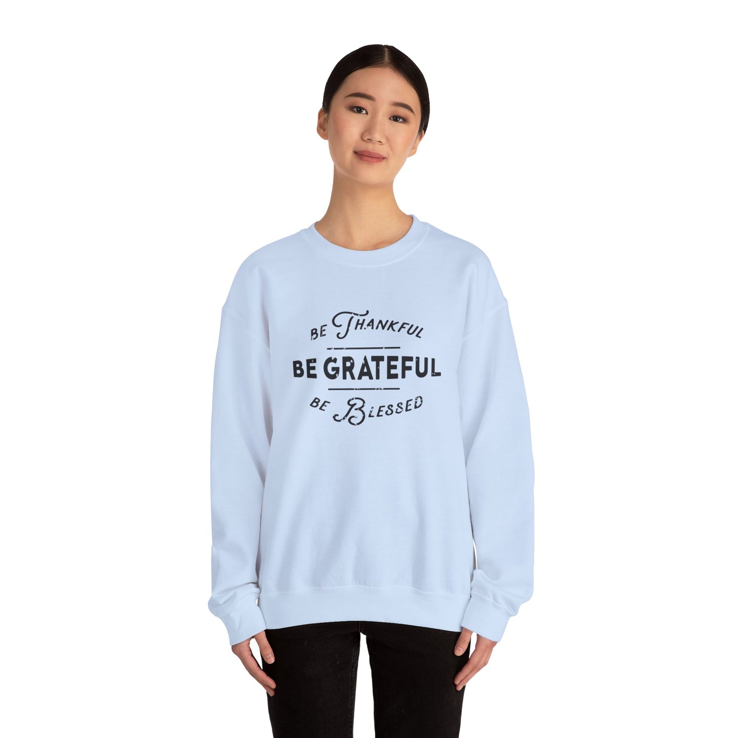 Be Thankful Unisex Heavy Blend™ Crewneck Sweatshirt