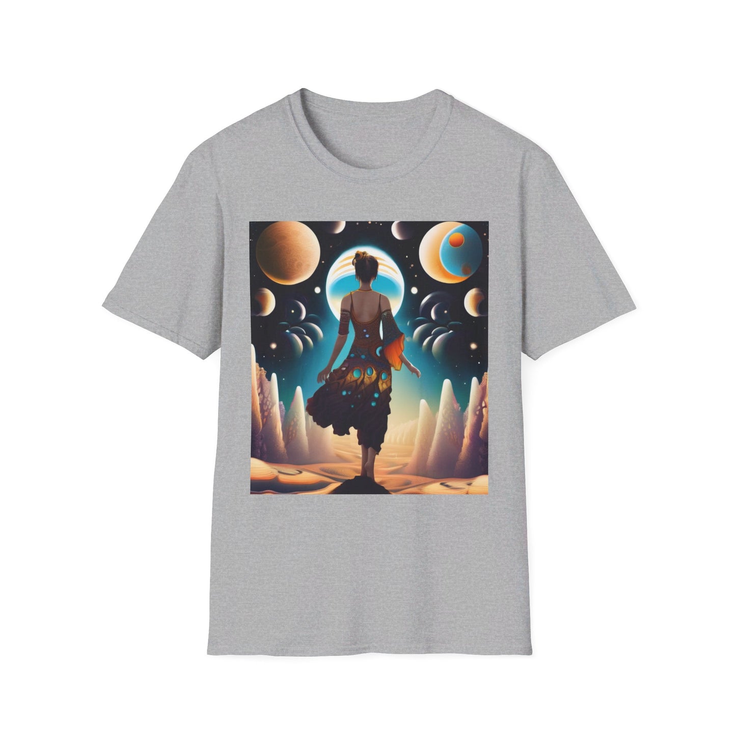 Space Girl Unisex Softstyle T-Shirt