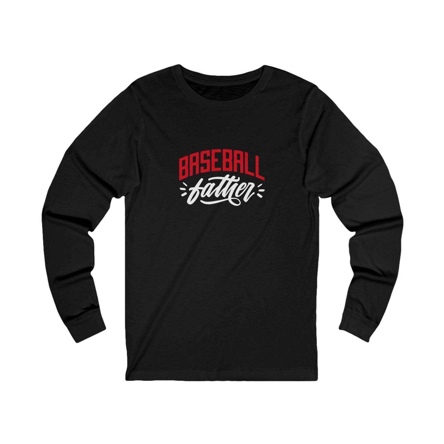 Baseball Father Unisex Jersey Long Sleeve Tee