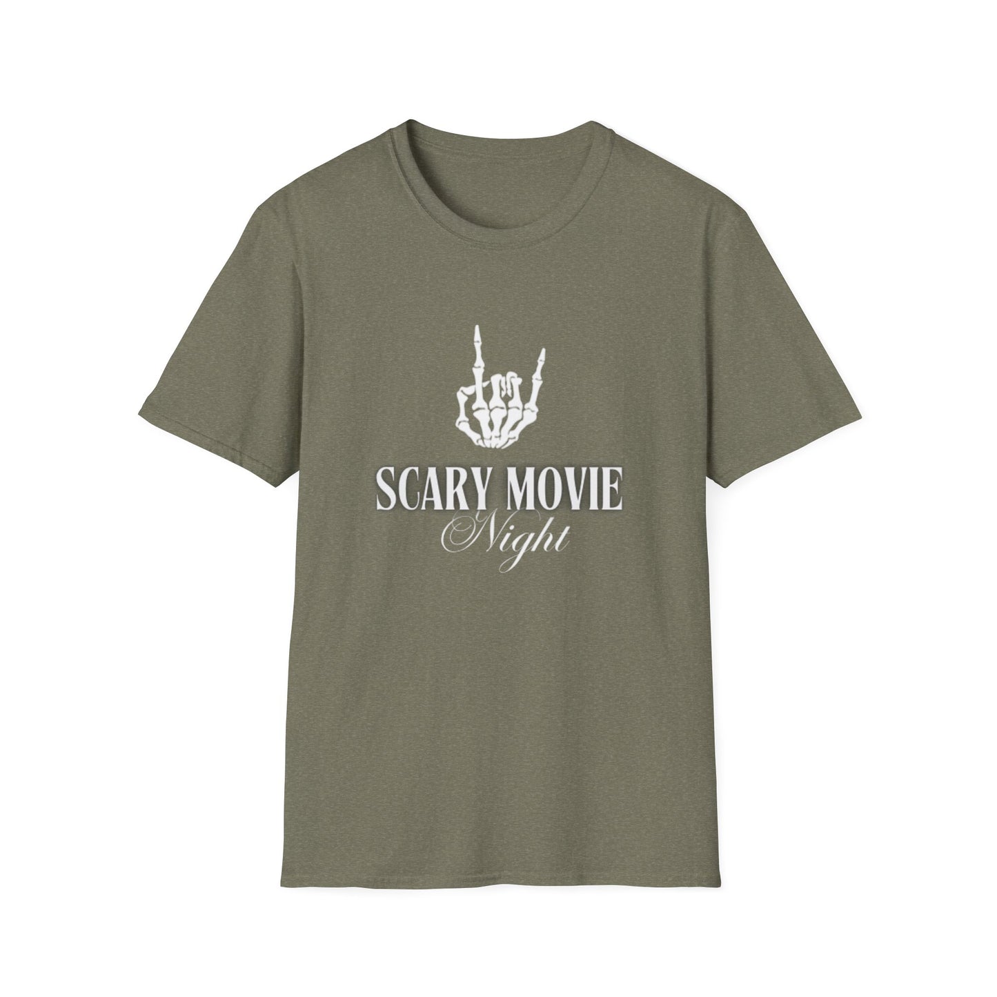 Scary Movie Night Unisex Softstyle T-Shirt