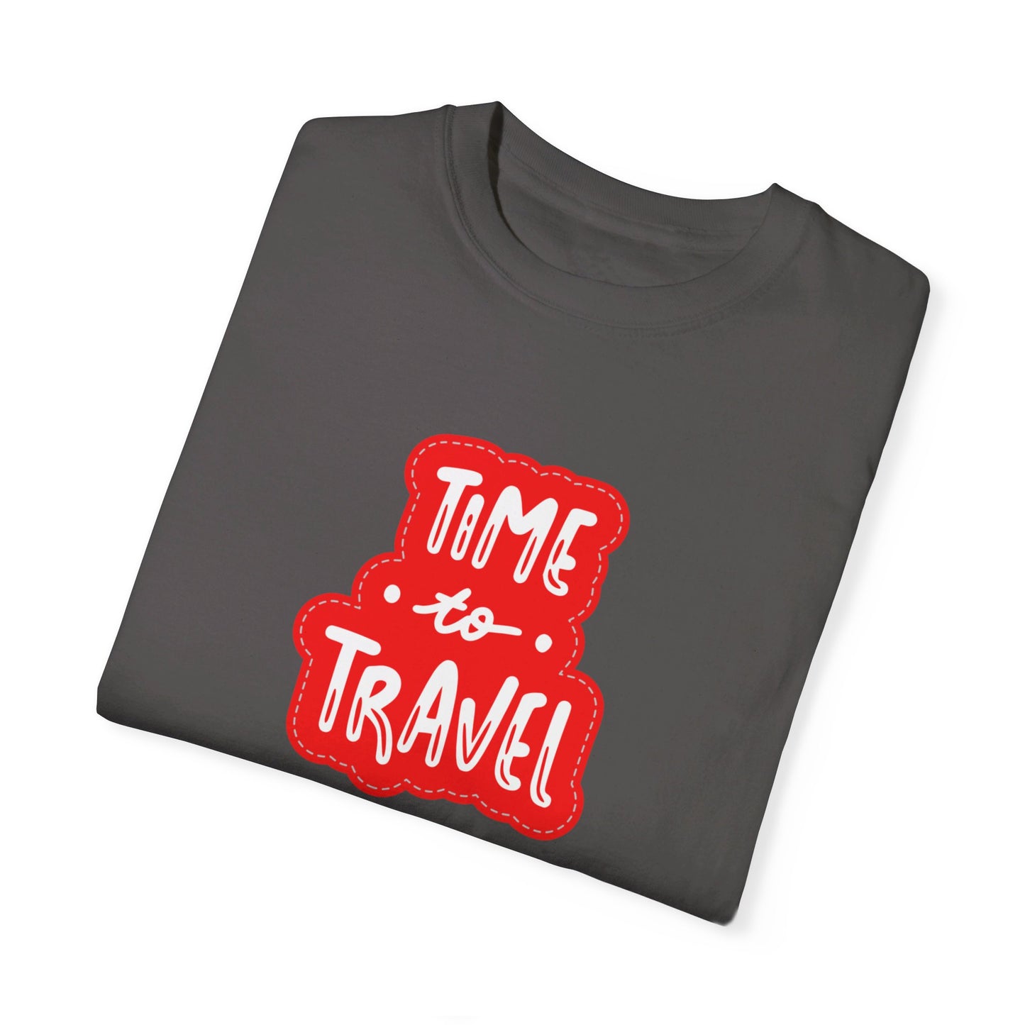 Time to Travel Unisex Garment-Dyed T-shirt