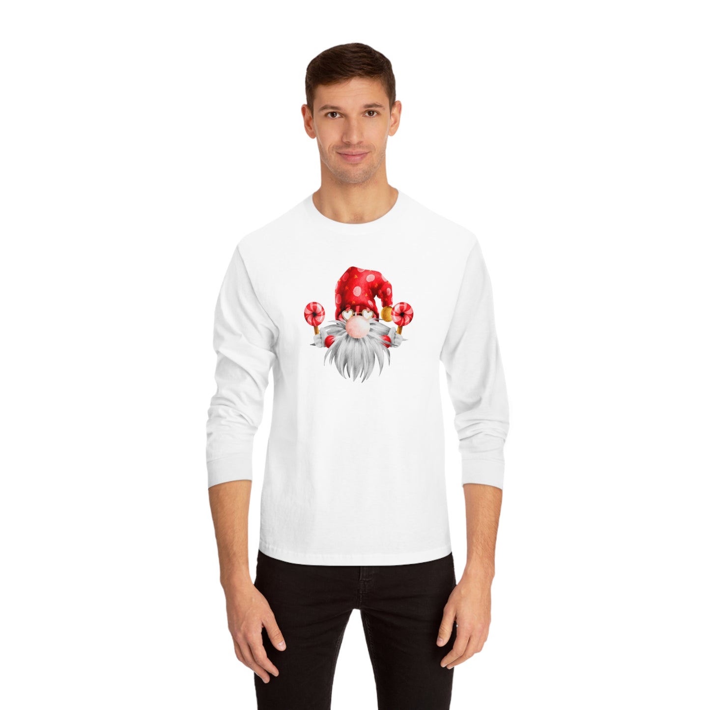 Peppermint Gnomie Unisex Classic Long Sleeve T-Shirt