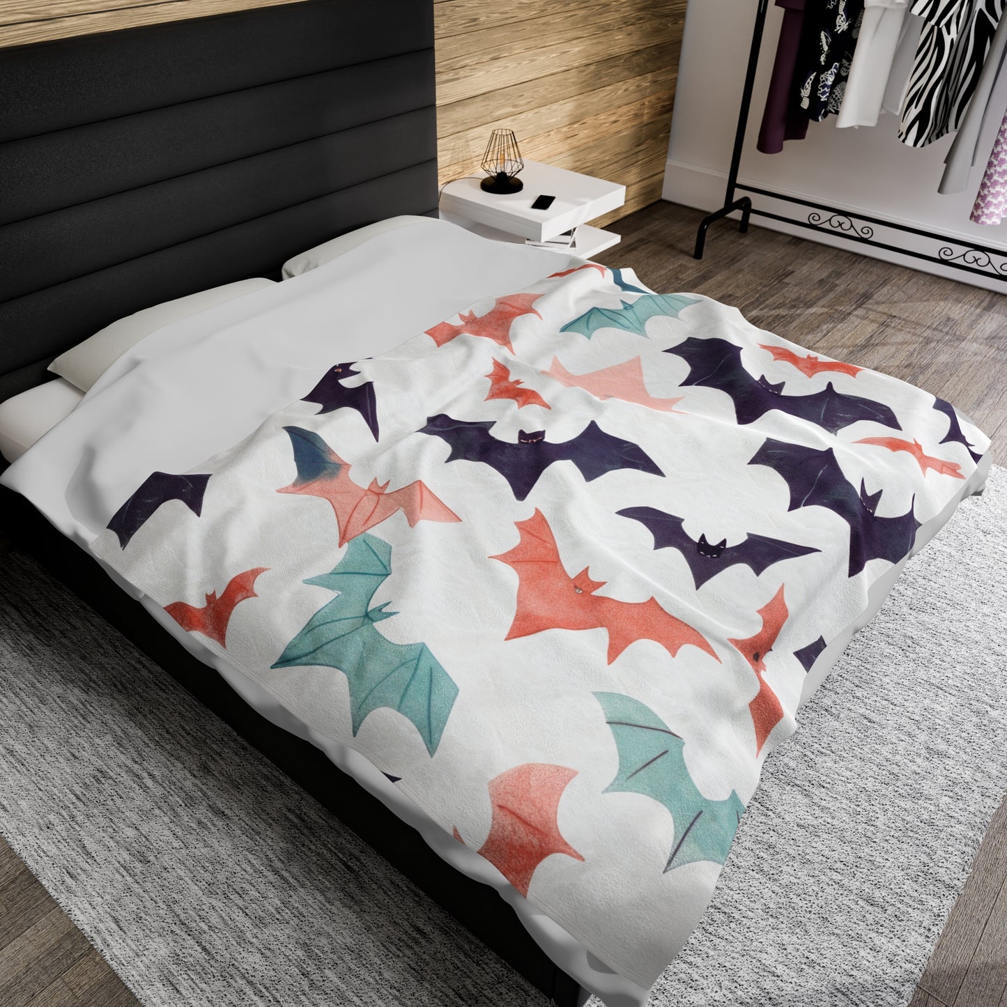 Batty Velveteen Plush Blanket