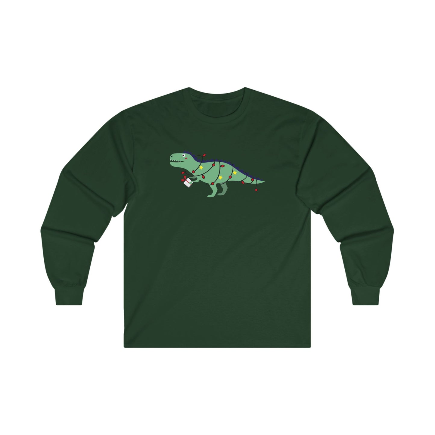 Dino Lights Unisex Ultra Cotton Long Sleeve Tee