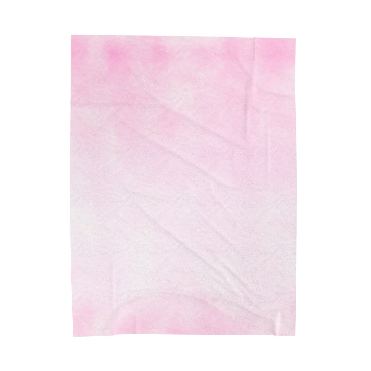 Pink Fade Velveteen Plush Blanket