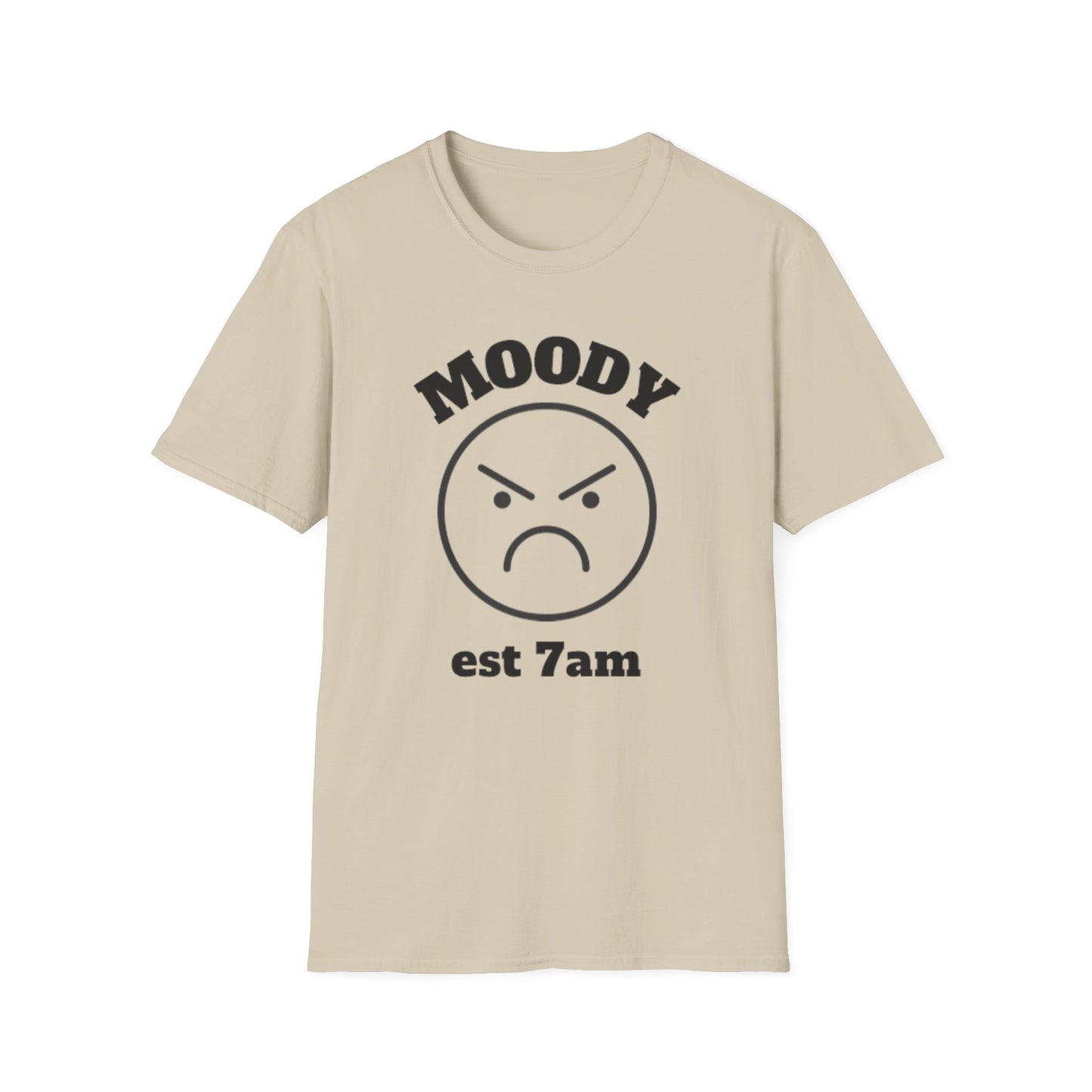 Moody Est 7AM Unisex Softstyle T-Shirt