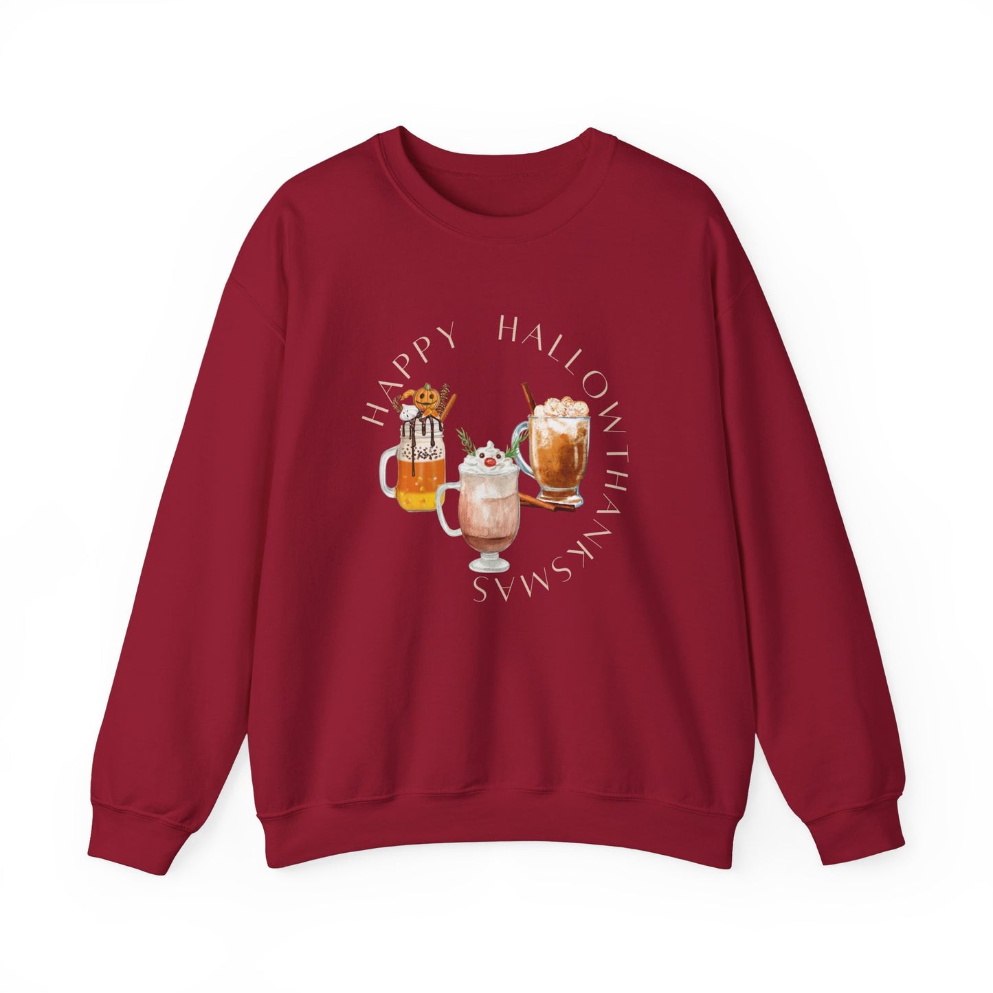 Hallothanksmas Cafe Unisex Heavy Blend™ Crewneck Sweatshirt