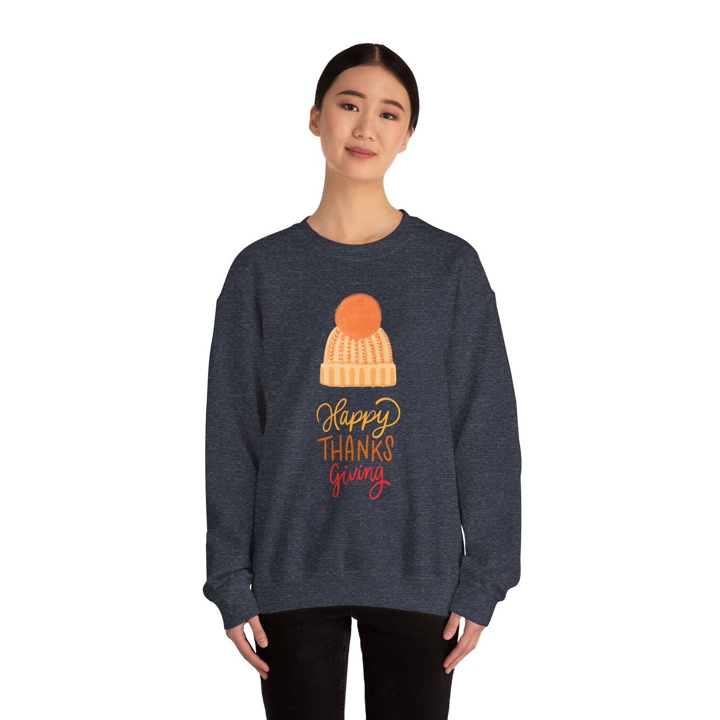 TG Puff Ball Hat Unisex Heavy Blend™ Crewneck Sweatshirt