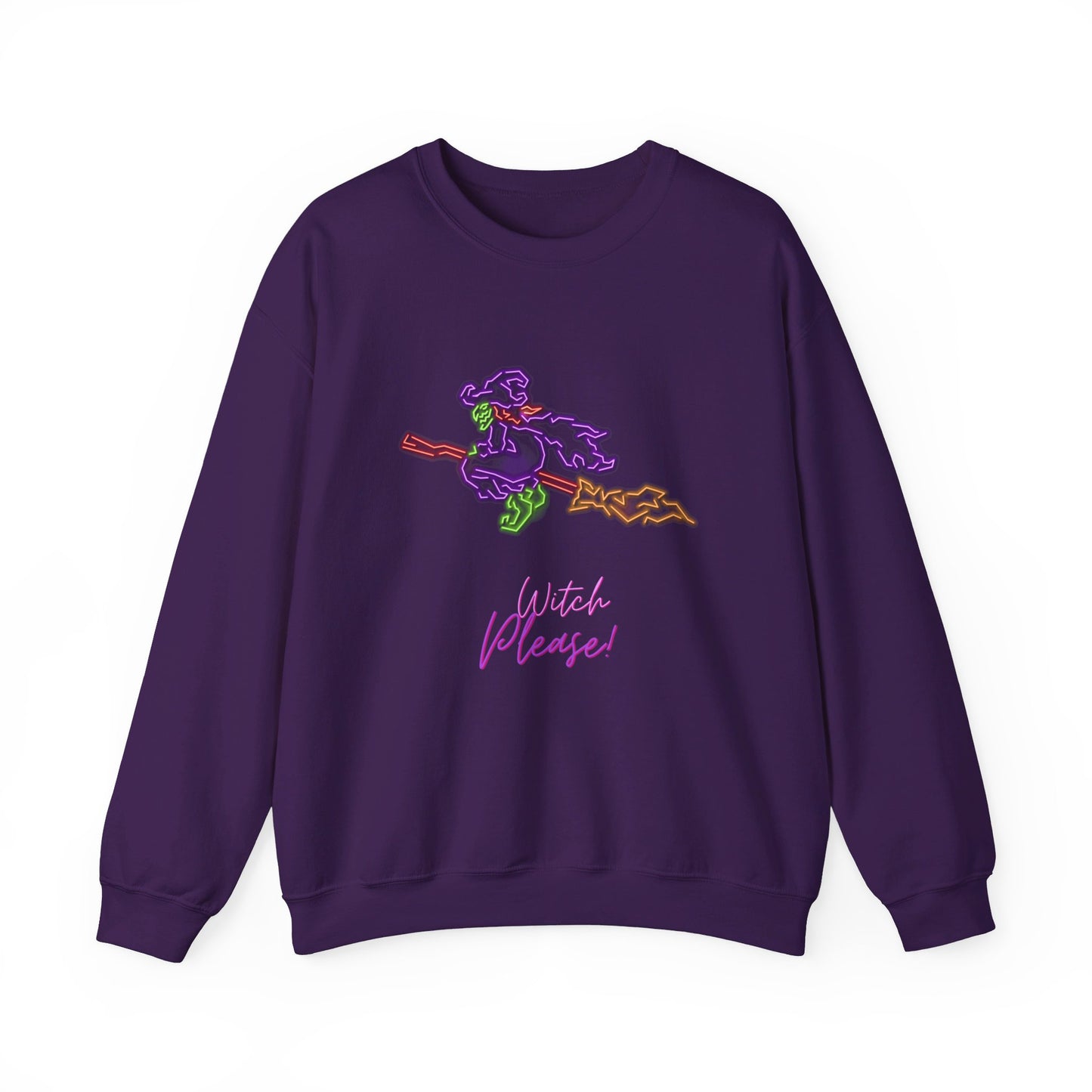 Witch Please Unisex Heavy Blend™ Crewneck Sweatshirt