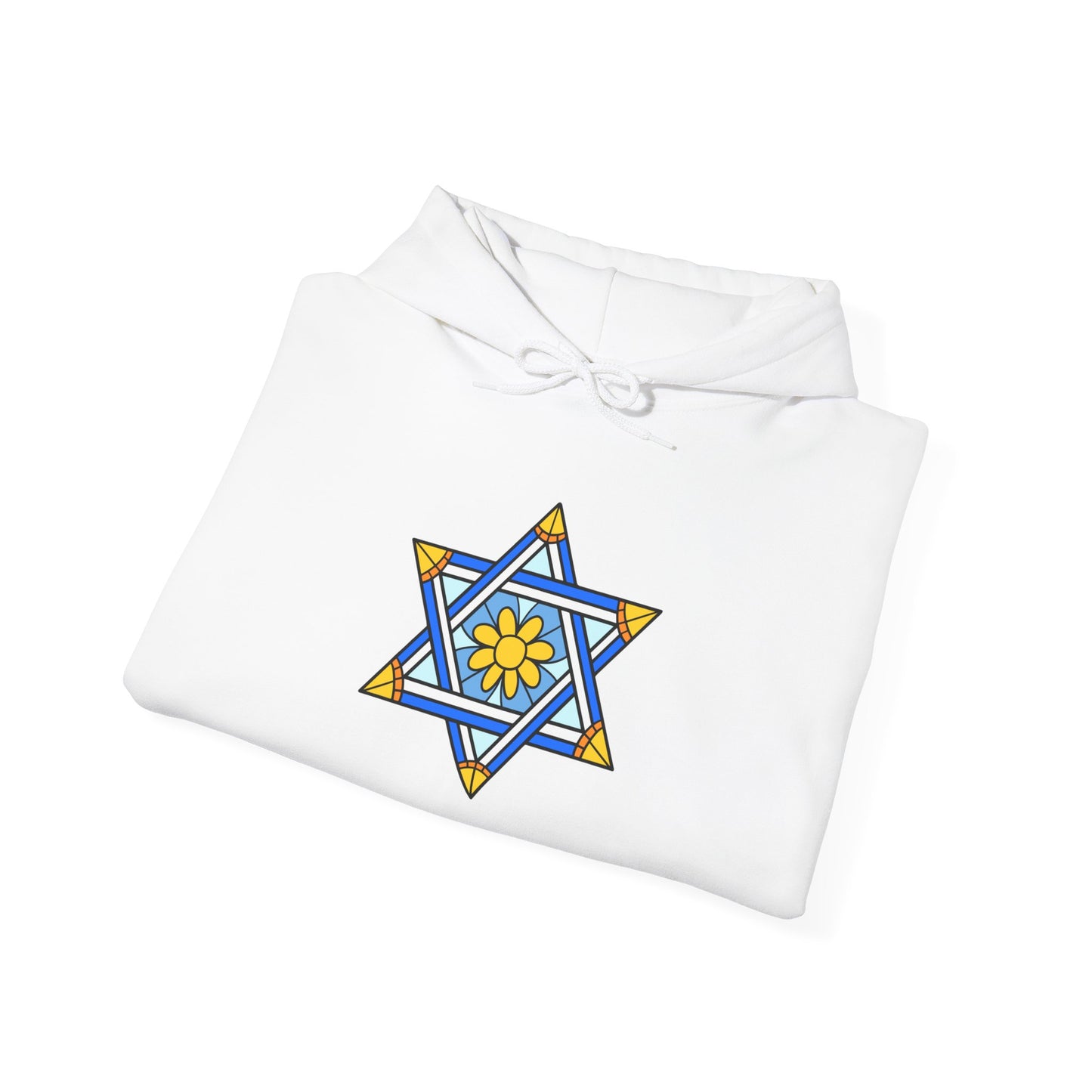 Star of David Unisex Heavy Blend™ Hooded Sweatshirt