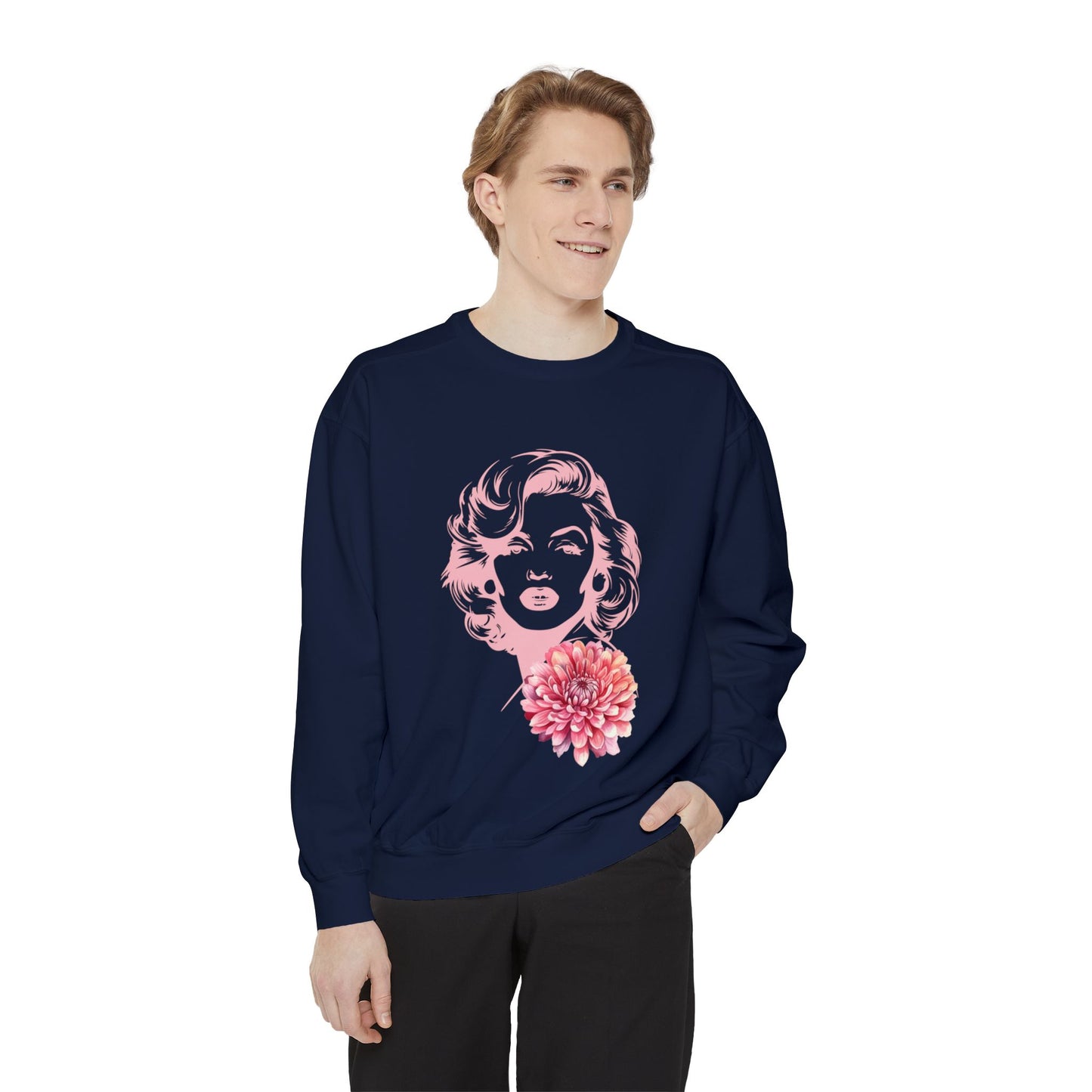 Marilyn Unisex Garment-Dyed Sweatshirt