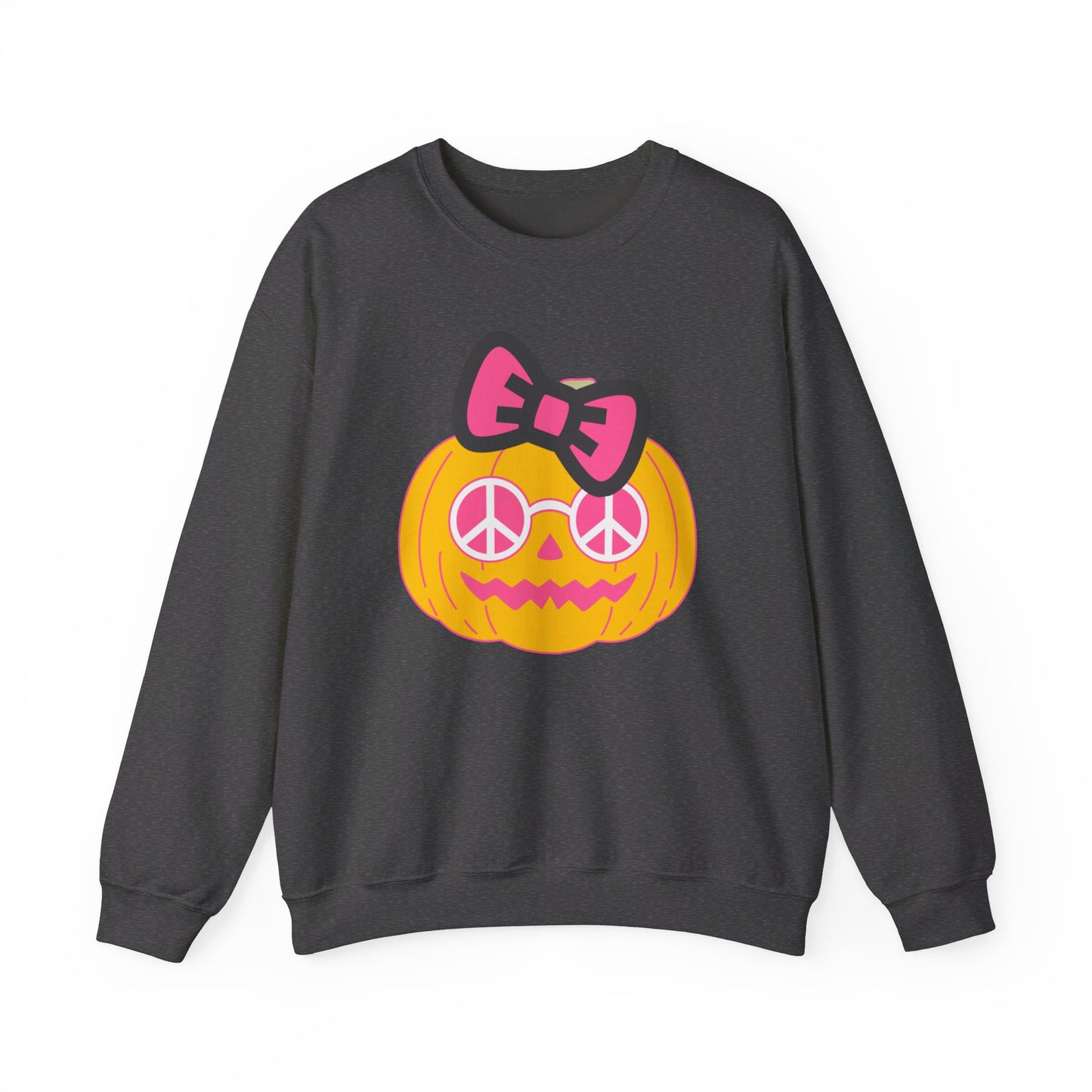 Peace Pumpkin Unisex Heavy Blend™ Crewneck Sweatshirt