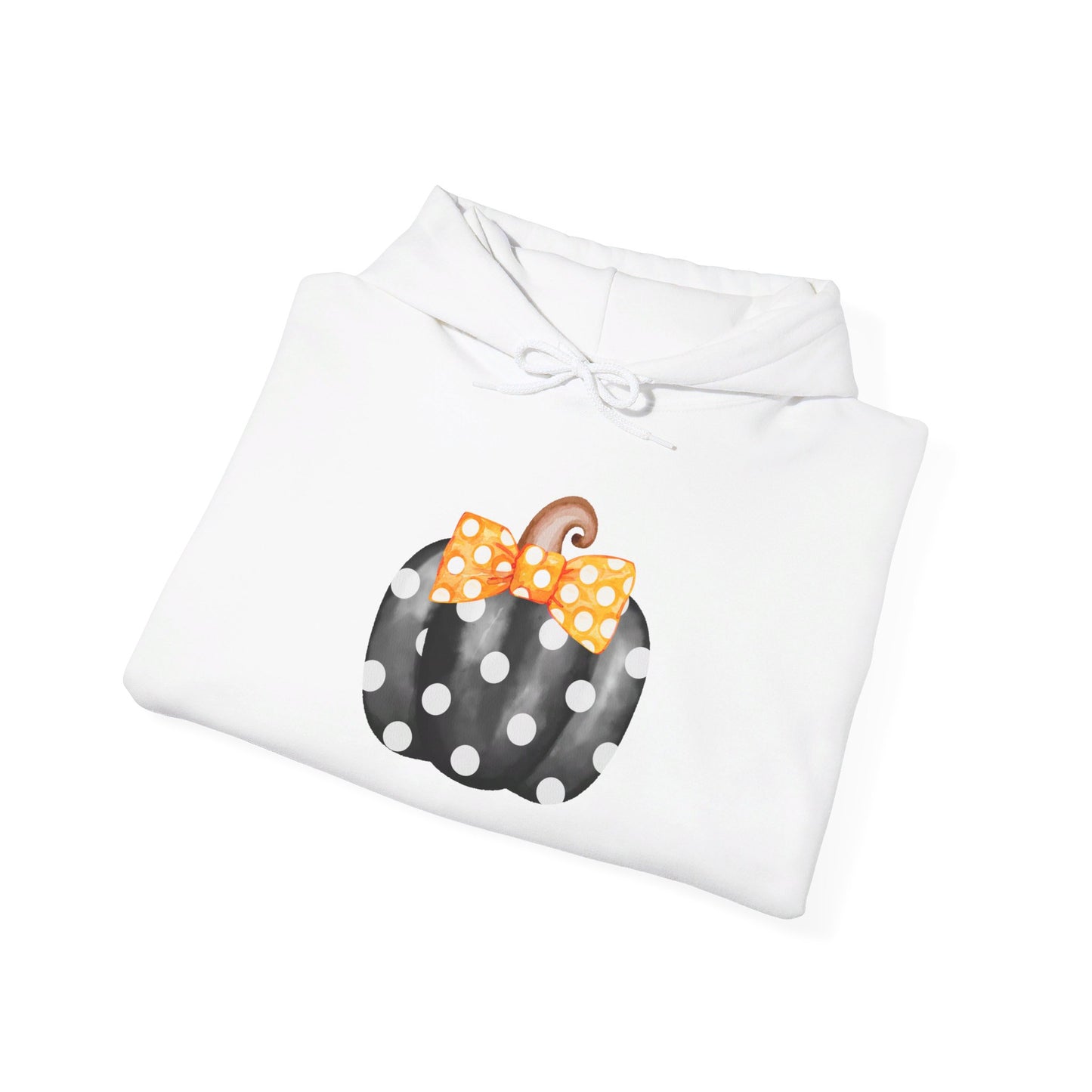 Polka Dot Pumpkin Unisex Heavy Blend™ Hooded Sweatshirt