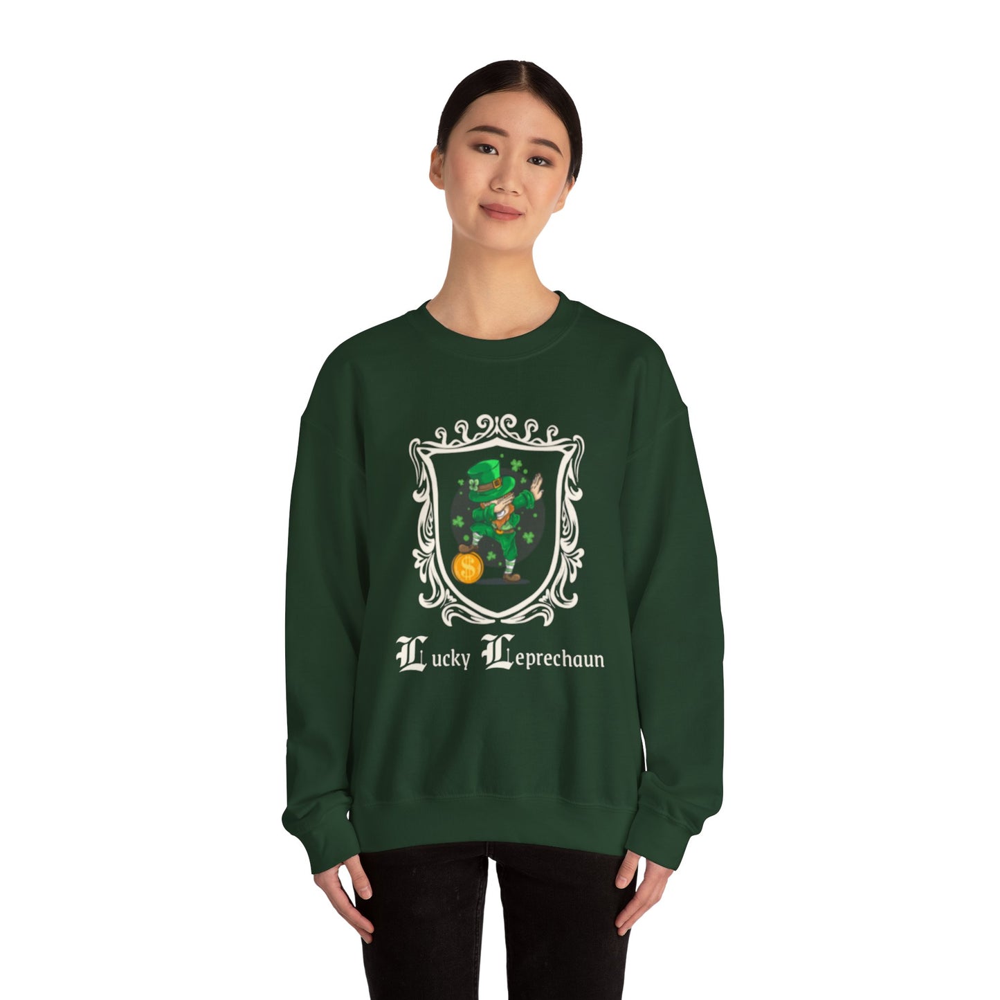 Lucky Leprechaun St. Patrick’s Day Unisex Heavy Blend™ Crewneck Sweatshirt