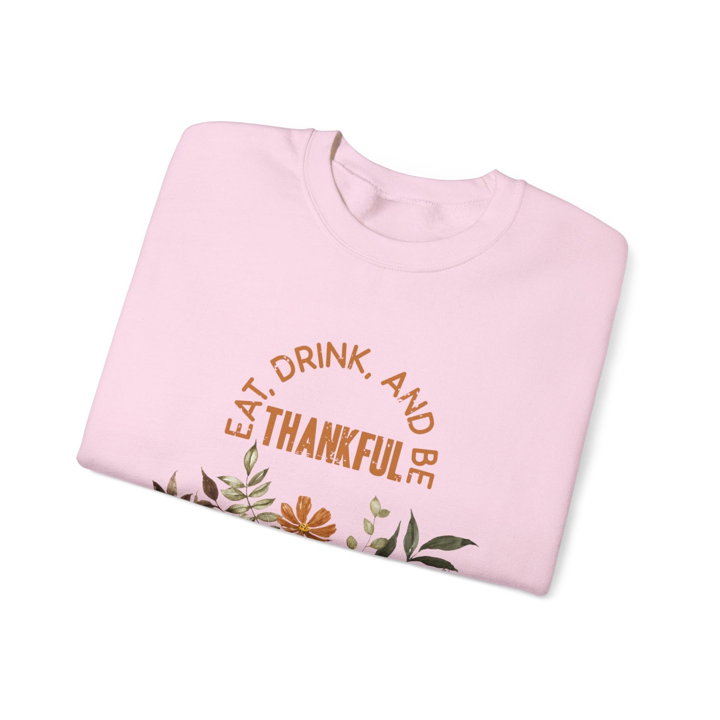 Eat Drink Thankful Unisex Heavy Blend™ Crewneck Sweatshirt