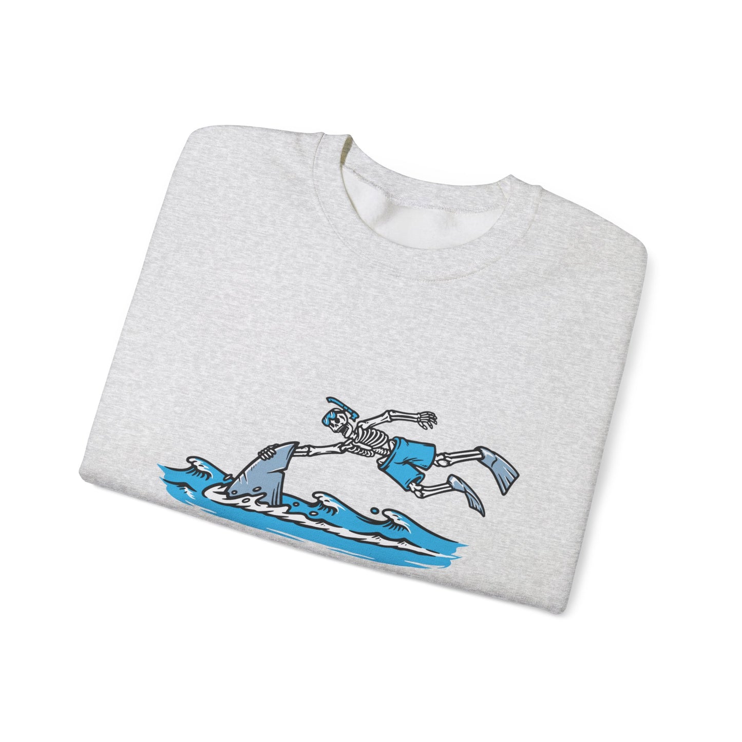 Shark Skelly Unisex Heavy Blend™ Crewneck Sweatshirt